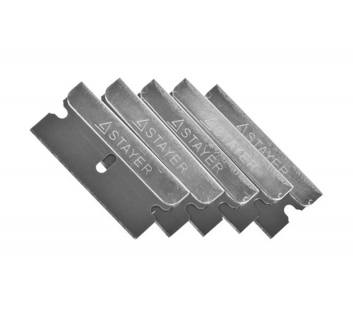 STAYER Н01, 40 мм, сменные лезвия для скребка 08549-S5_z01 STAYER Н01, 40 мм, сменные лезвия для скребка 08549-S5_z01
