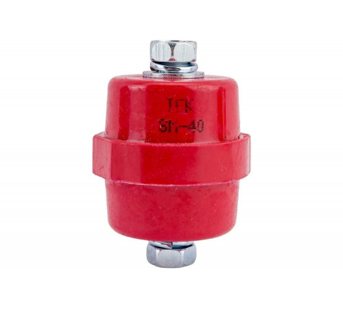 Изолятор IEK SM40 М8, силовой, с болтом YIS11-40-12-B Изолятор IEK SM40 М8, силовой, с болтом YIS11-40-12-B