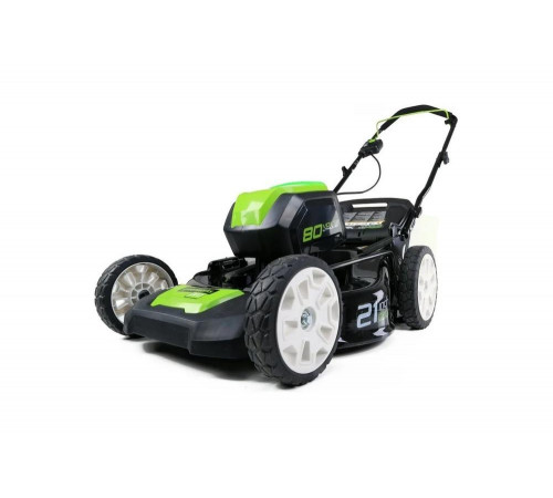 Аккумуляторная бесщеточная газонокосилка Greenworks GD80LM53 2500707 Аккумуляторная бесщеточная газонокосилка Greenworks GD80LM53 2500707
