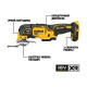 Многофункциональный инструмент DEWALT 18 В XR, батарея POWERSTACK, чемодан TSTAK, без з/у DCS356E1T-XJ