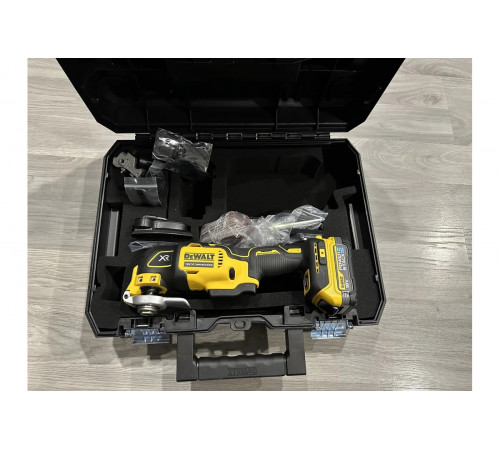 Многофункциональный инструмент DEWALT 18 В XR, батарея POWERSTACK, чемодан TSTAK, без з/у DCS356E1T-XJ
