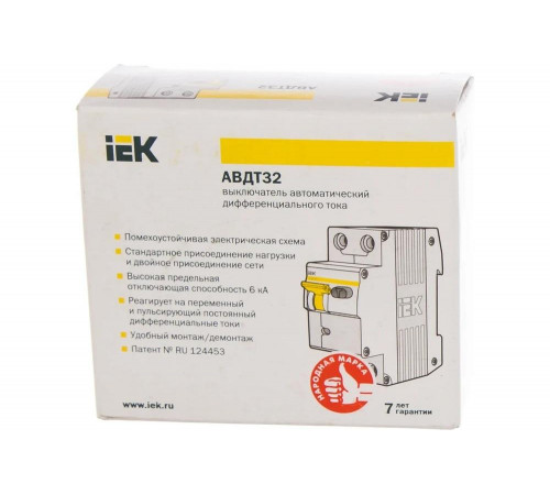IEK АВДТ-32: надежный дифференциальный автомат