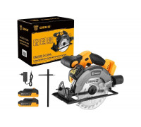 Циркулярная аккумуляторная пила DEKO DKCS20, 20В, 165мм, 2.2Ач 063-4210