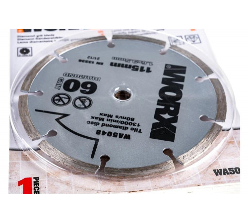 Пильный алмазный диск WORX WA5048 Пильный алмазный диск WORX WA5048