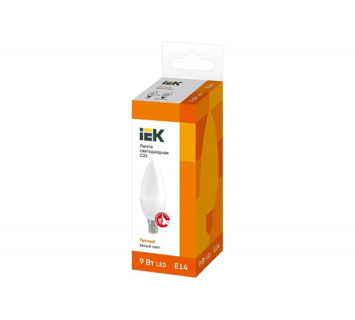 IEK LLE-C35-9-230-30-E14: инновационная светодиодная лампа для эффективного освещения IEK LLE-C35-9-230-30-E14: инновационная светодиодная лампа для эффективного освещения