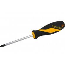 Крестовая отвертка TOLSEN GRIPro Phillips №2, 100 мм TT20154