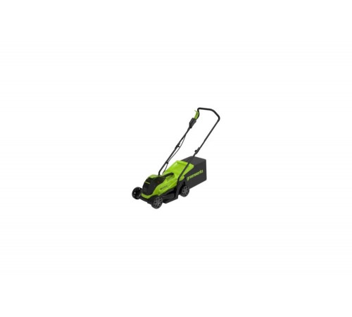 Аккумуляторная газонокосилка GreenWorks 24V, 33 см, бесщеточная, с 1хАКБ 2Ач и ЗУ 2516107UA Аккумуляторная газонокосилка GreenWorks 24V, 33 см, бесщеточная, с 1хАКБ 2Ач и ЗУ 2516107UA