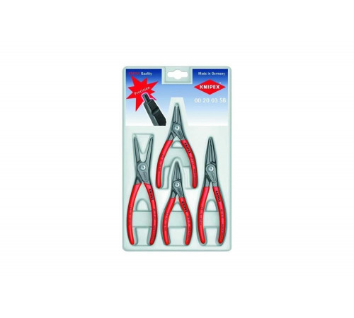 Набор прецизионных щипцов для стопорных колец KNIPEX KN-002003SB Набор прецизионных щипцов для стопорных колец KNIPEX KN-002003SB
