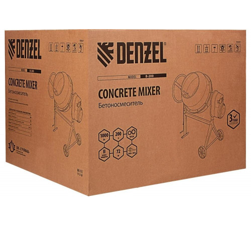 Бетоносмеситель Denzel B-200 Бетоносмеситель Denzel B-200