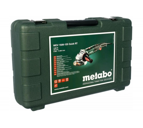 УШМ (болгарка) METABO WEV 1500-125 Quick RT (601243500)