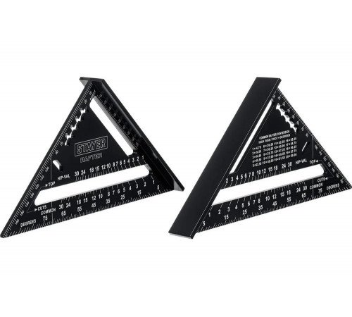 STAYER 180 мм, угольник кровельный универсальный 5-в-1 Rafter 34306-17 STAYER 180 мм, угольник кровельный универсальный 5-в-1 Rafter 34306-17