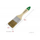 Плоская кисть STAYER LASUR-STANDART  0.032, 225мм, 12мм, 50мм, Арт. 01031-50