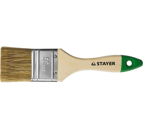 Плоская кисть STAYER LASUR-STANDART  0.032, 225мм, 12мм, 50мм, Арт. 01031-50