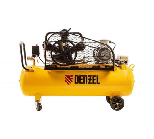 Воздушный компрессор с ременным приводом DENZEL BCW3000-T/100, 3,0 кВт, 100 литров, 520 л/мин 58118 Воздушный компрессор с ременным приводом DENZEL BCW3000-T/100, 3,0 кВт, 100 литров, 520 л/мин 58118