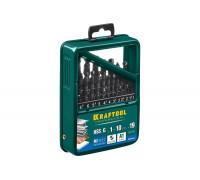 Набор сверл по металлу 19 шт Kraftool 29651-H19