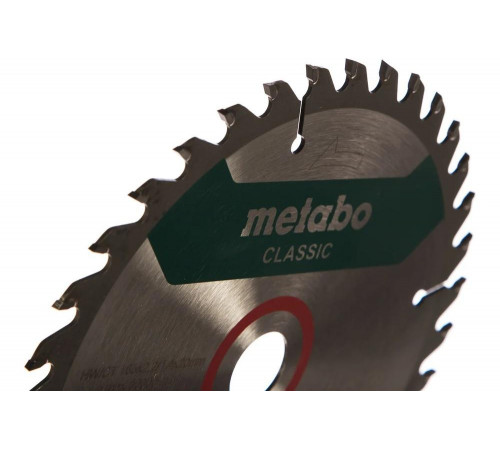 Диск пильный Precision Cut Classic (165x20 мм; 36Z; WZ 15; блистер) Metabo 628662000