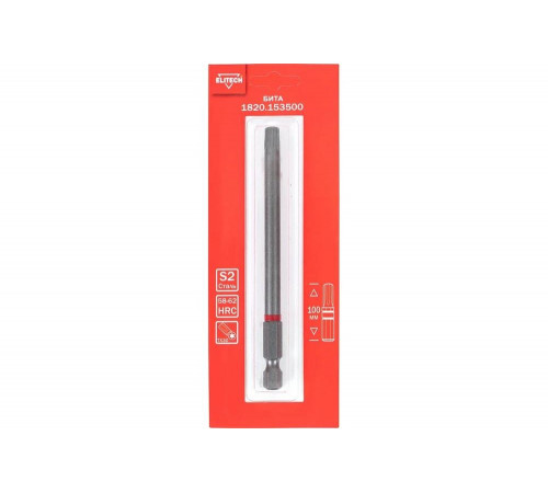 Бита TORX30, 100 мм ELITECH 1820.15350 204294 Бита TORX30, 100 мм ELITECH 1820.15350 204294