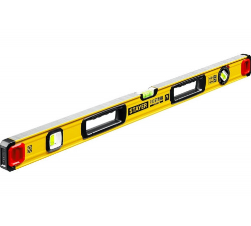 STAYER 800 мм, 3 глазка, точность 0.5 мм/м, уровень магнитный PRO STABIL MAGNET 3480-080