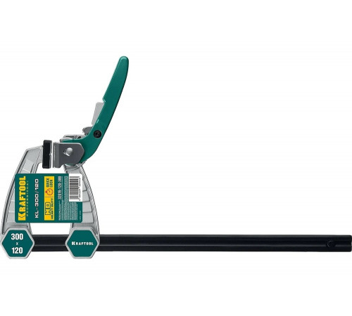 KRAFTOOL 300х120 мм, струбцина быстрозажимная KL-30/12 32019-120-300