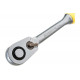 KRAFTOOL 1/4", 60 зубцов, Cr-V сталь, трещотка для торцовых головок 27794-1/4_z02
