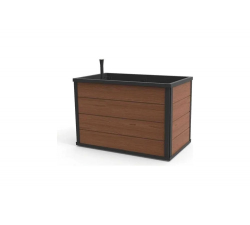 Кашпо-грядка для растений KETER Maple Mobile Urban Garden Bed 88L коричневый 252483 Кашпо-грядка для растений KETER Maple Mobile Urban Garden Bed 88L коричневый 252483