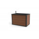 Кашпо-грядка для растений KETER Maple Mobile Urban Garden Bed 88L коричневый 252483