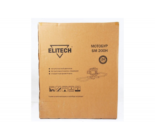 Мотобур ELITECH БМ 200Н 196784 Мотобур ELITECH БМ 200Н 196784