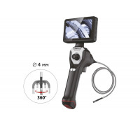 Видеоэндоскоп управляемый, экран 4.5", 1Мп, 1280x720, 1.5м, 4мм зонд, поворот камеры 4х360° iCarTool IC-VC154AW