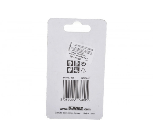 Насадка шестигранная очищаемая 13 мм DEWALT DT7467-QZ