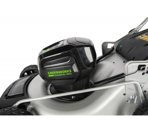 Аккумуляторная бесщеточная газонокосилка Greenworks 2502407 Аккумуляторная бесщеточная газонокосилка Greenworks 2502407