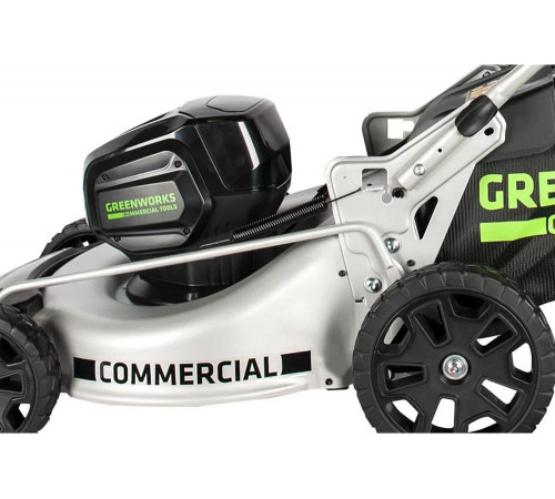 Аккумуляторная бесщеточная газонокосилка Greenworks 2502407 Аккумуляторная бесщеточная газонокосилка Greenworks 2502407