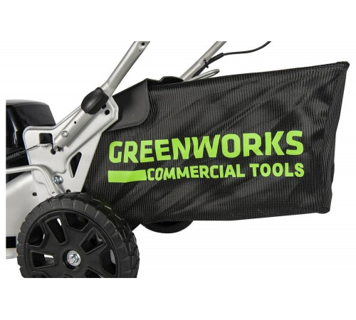 Аккумуляторная бесщеточная газонокосилка Greenworks 2502407 Аккумуляторная бесщеточная газонокосилка Greenworks 2502407