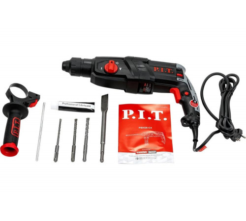 Перфоратор P.I.T. 1000Вт, 3дж, SDS+ PBH28-C4