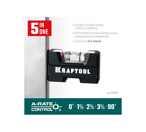 Компактный литой магнитный уровень KRAFTOOL 34787 Компактный литой магнитный уровень KRAFTOOL 34787