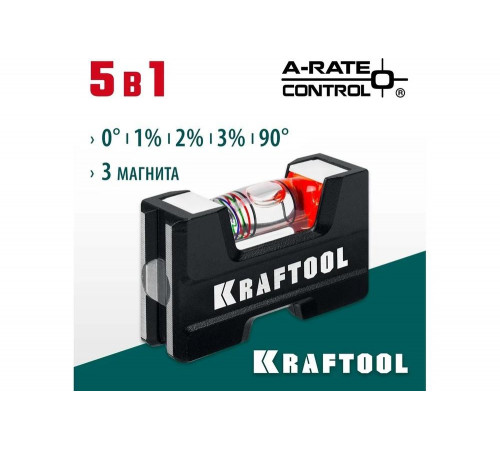 Компактный литой магнитный уровень KRAFTOOL 34787 Компактный литой магнитный уровень KRAFTOOL 34787
