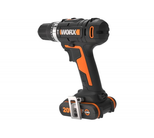 Ударная аккумуляторная дрель-шуруповерт WORX WX370