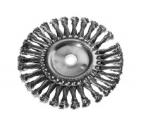 Щетка дисковая (175х22.2 мм; жгутированные пучки стальной проволоки 0.5 мм) для УШМ DEXX 35100-175