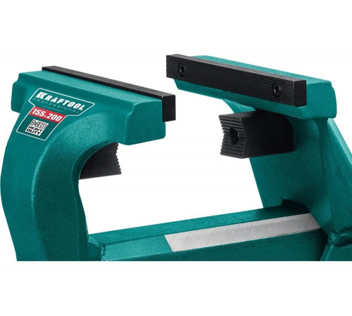 KRAFTOOL 200 мм, кованные стальные слесарные тиски FORGE 32700-200