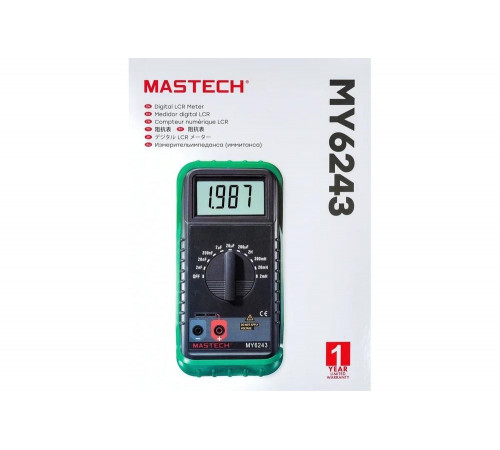 Цифровой мультиметр измеритель емкости и индуктивности Mastech MY6243 Цифровой мультиметр измеритель емкости и индуктивности Mastech MY6243