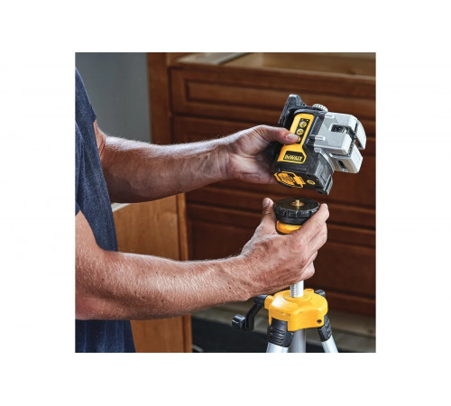 Самовыравнивающийся трехплоскостной лазерный уровень DEWALT DW089CG-XJ