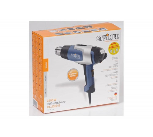 Термофен Steinel HL 2020 E + 3 насадки 052782