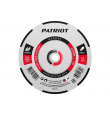 Диск абразивный шлифовальный EXPERT 230х6х22.23 мм, по металлу Patriot 816010111