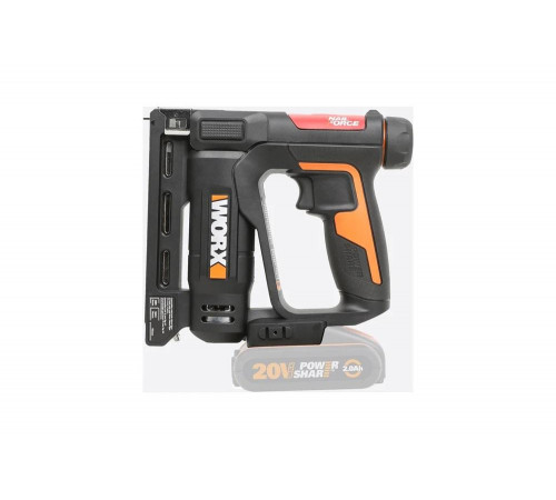 Степлер-гвоздезабиватель WORX WX843.9 аккумуляторный 20V, без АКБ и ЗУ Степлер-гвоздезабиватель WORX WX843.9 аккумуляторный 20V, без АКБ и ЗУ