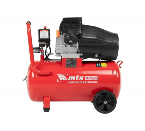 Воздушный компрессор MTX кк-2200/50, 2,2 квт, 350 л/мин, 50 л, прямой привод, масляный 58024 Воздушный компрессор MTX кк-2200/50, 2,2 квт, 350 л/мин, 50 л, прямой привод, масляный 58024