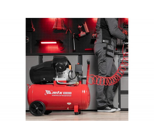 Воздушный компрессор MTX кк-2200/50, 2,2 квт, 350 л/мин, 50 л, прямой привод, масляный 58024 Воздушный компрессор MTX кк-2200/50, 2,2 квт, 350 л/мин, 50 л, прямой привод, масляный 58024