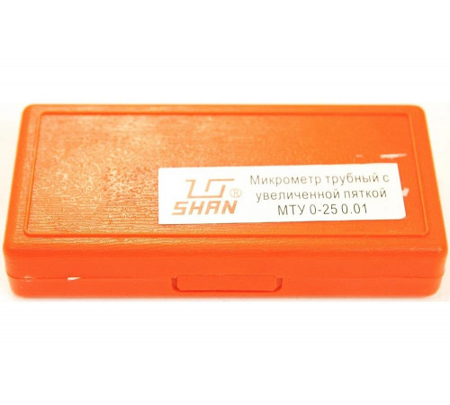 Трубный микрометр SHAN МТУ 25 0.01 Трубный микрометр SHAN МТУ 25 0.01