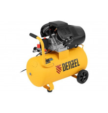 Воздушный компрессор Denzel прямой привод, dcv1800/50, 1,8 квт, 50 литров, 320 л/мин 58168