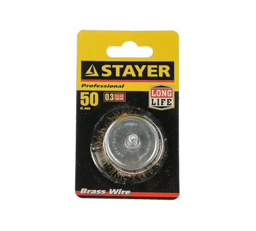 Щетка чашечная для дрели (50 мм) STAYER 35117-050_z01 Щетка чашечная для дрели (50 мм) STAYER 35117-050_z01