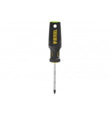 Отвертка Denzel PZ1x75 мм, S2, трехкомпонентная рукоятка 122057