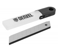 Лезвия 18 мм, сталь SK5, 0.5 мм, 10 шт Denzel 79303